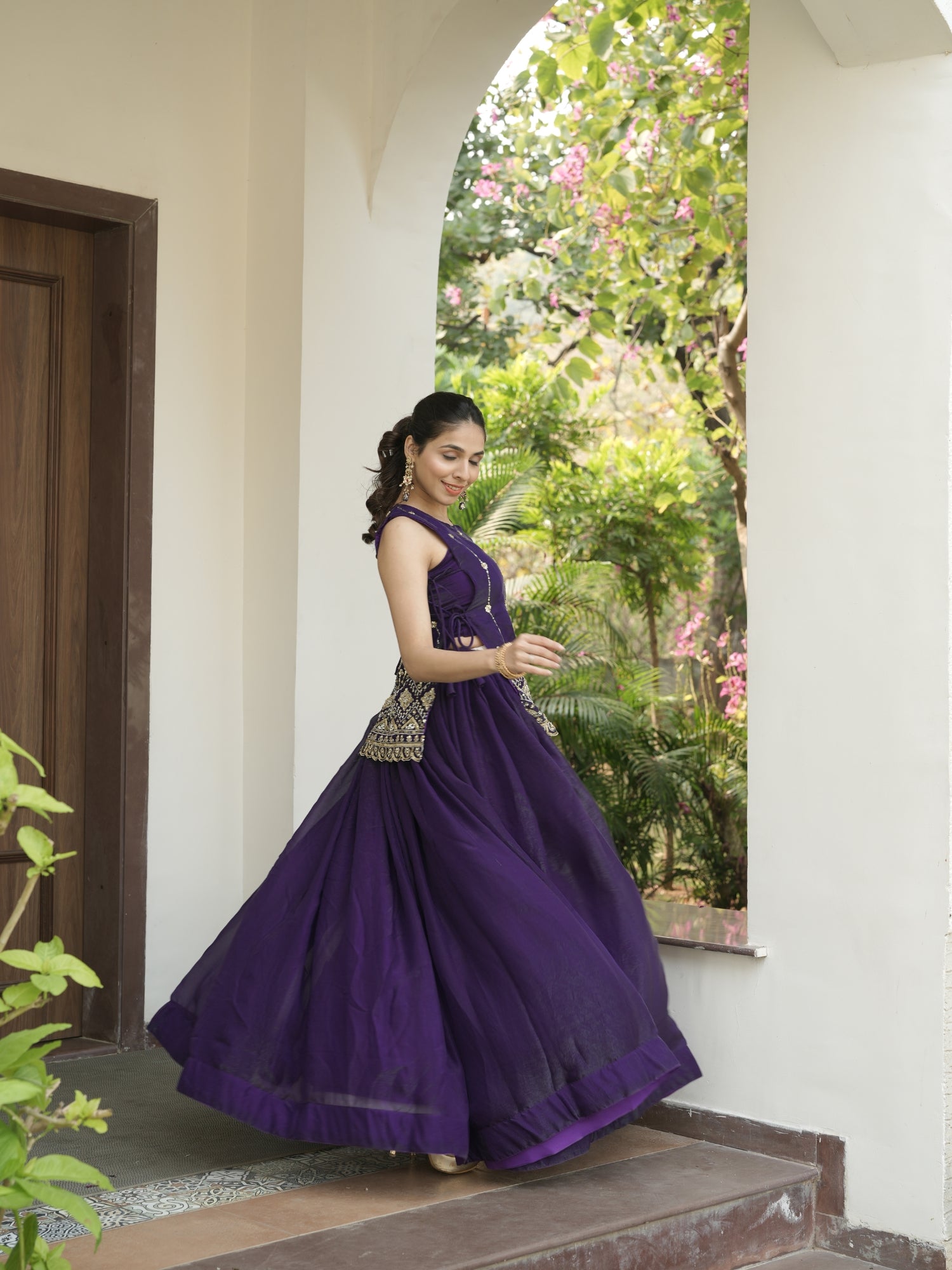 Premium Beads Embroidered jacket-Lehenga Sets