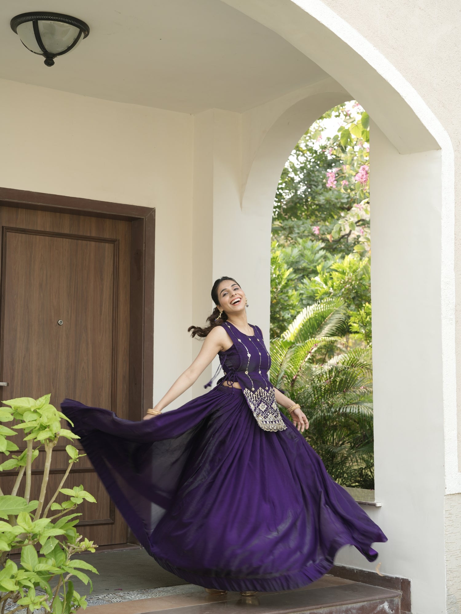 Premium Beads Embroidered jacket-Lehenga Sets