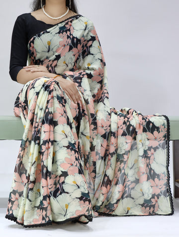 New Arrivals- Weightless Floral Sarees