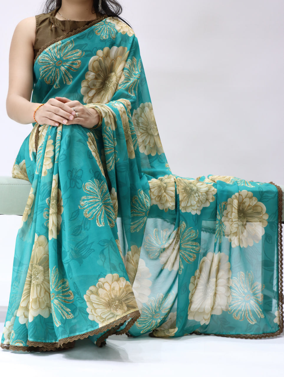New Arrivals- Weightless Floral Sarees