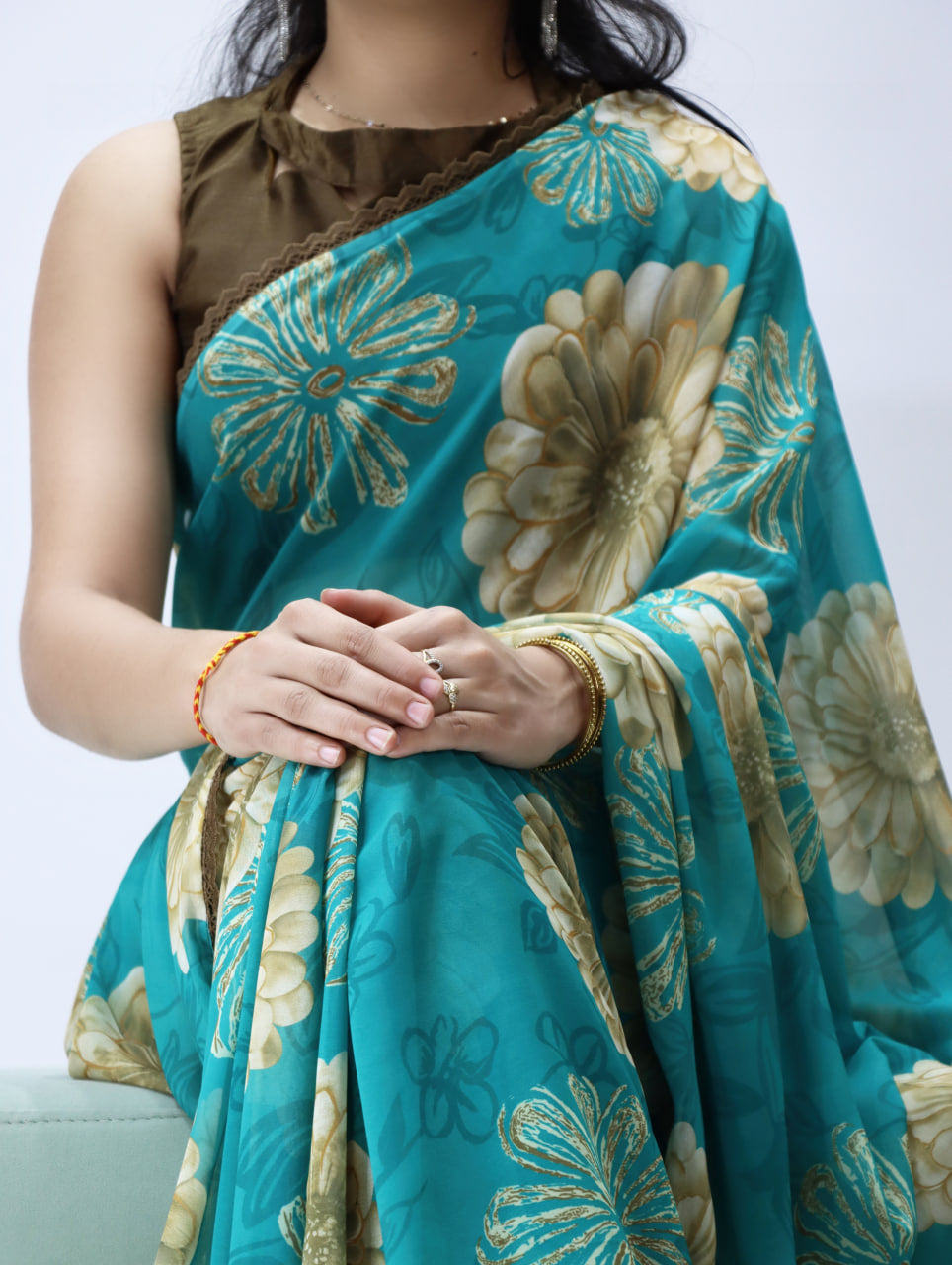 New Arrivals- Weightless Floral Sarees