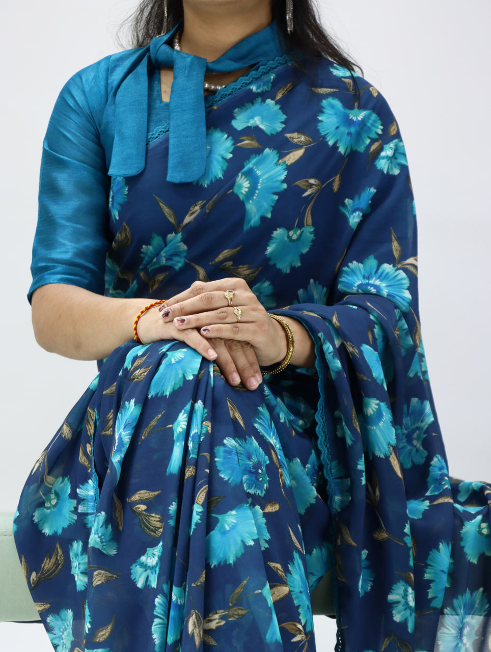 New Arrivals- Weightless Floral Sarees