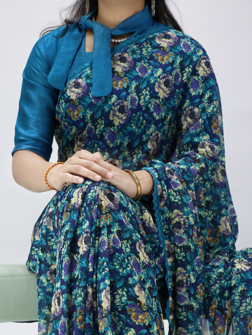 New Arrivals- Weightless Floral Sarees