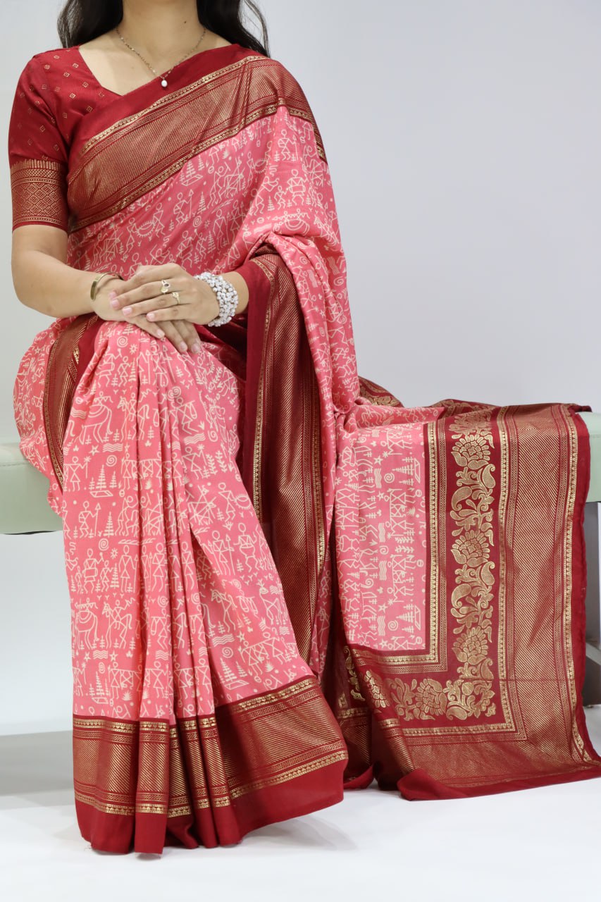 Soft Tussar Silk Saree