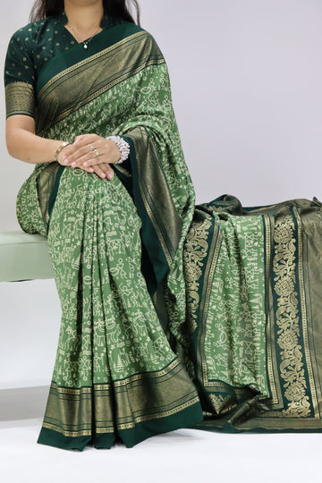Soft Tussar Silk Saree