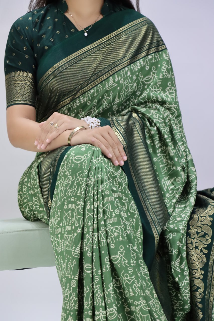 Soft Tussar Silk Saree