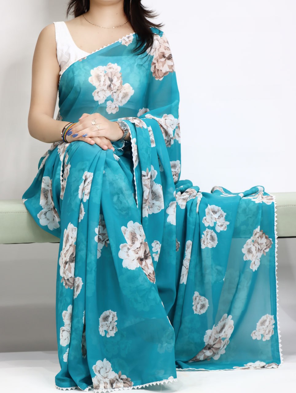 Weightless Floral Sarees