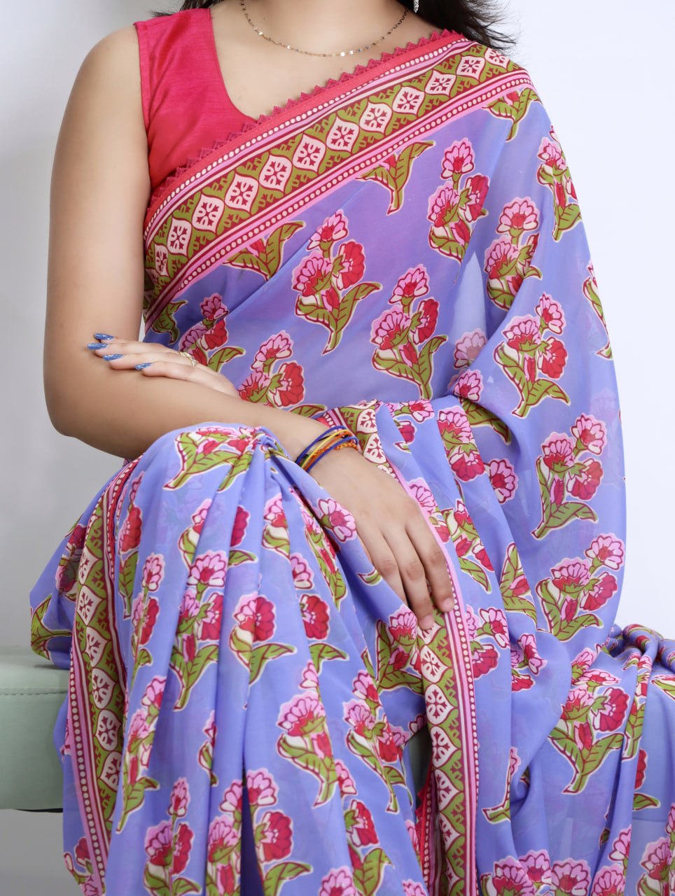 Weightless Floral Sarees