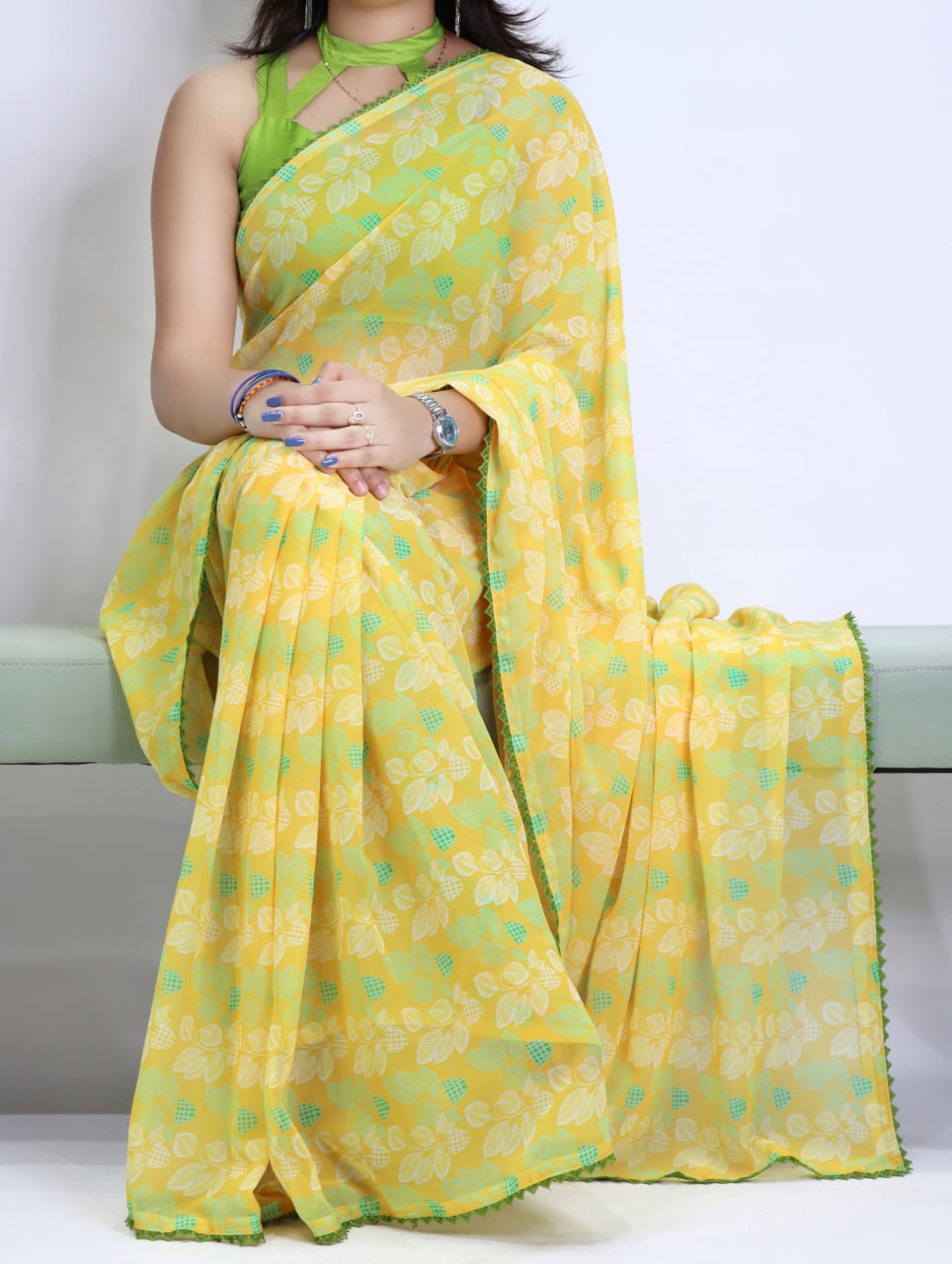 Weightless Floral Sarees