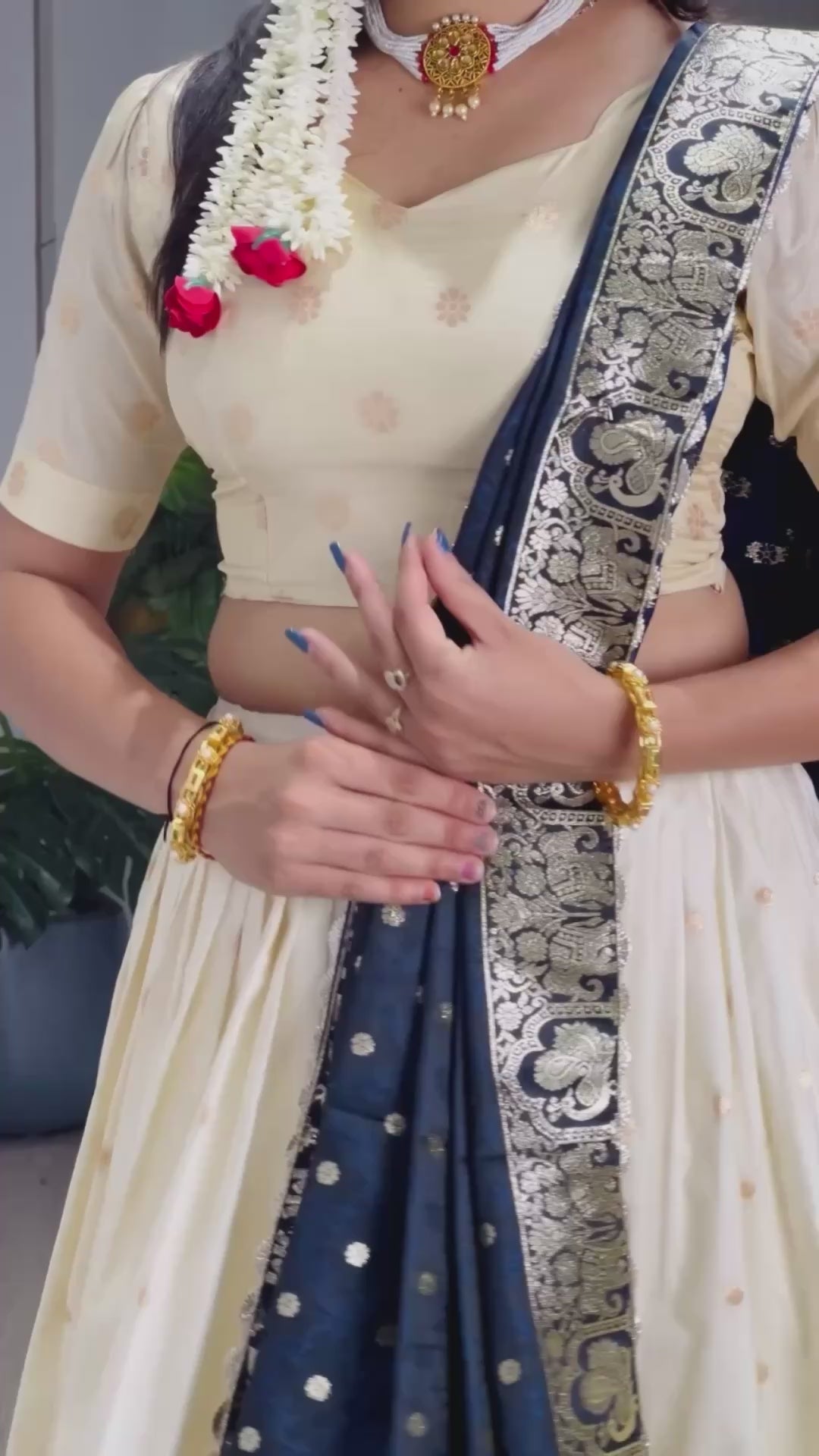 Designer Paithani Zari Weaving Lehenga Choli With Dupatta